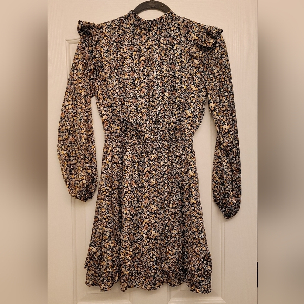 Anthropologie Sadie & Sage Boho Long Sleeve Dress